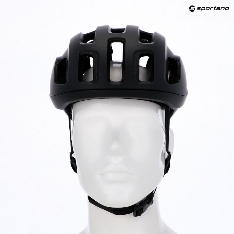 Casco da bicicletta POC Ventral Air MIPS nero uranio opaco/bianco idrogeno opaco 6