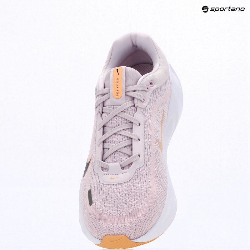 Scarpe da corsa Nike Stellar Ride lilla sbiancato/foam rosa/nero 9