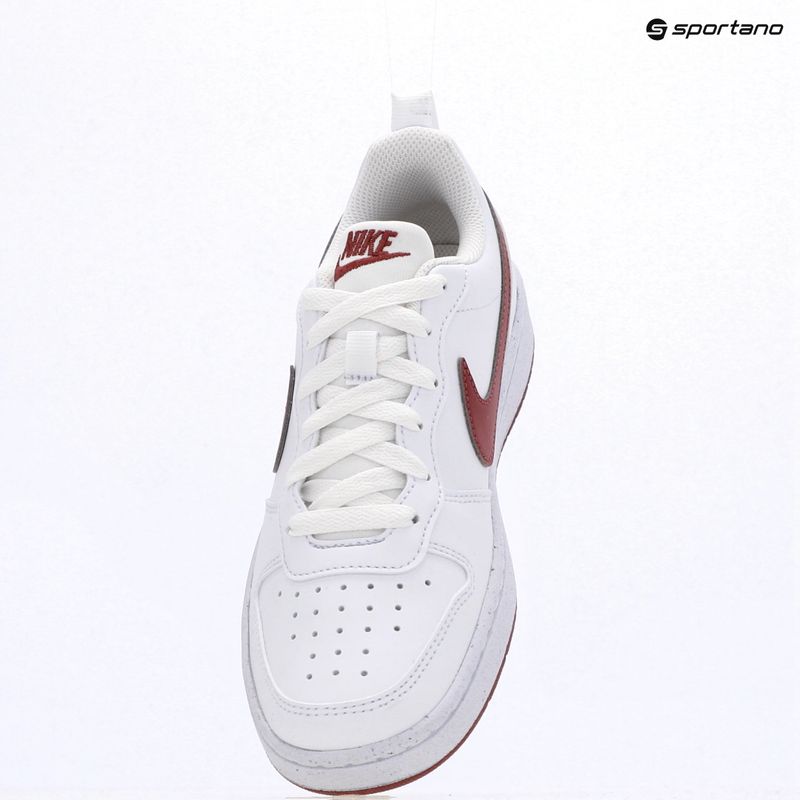 Scarpe Nike Court Borough Low Recraft bianco/fumo rosa 9