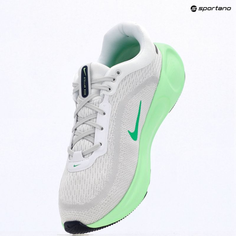Scarpe da corsa Nike Stellar Ride white/photon dust/illusion green 9