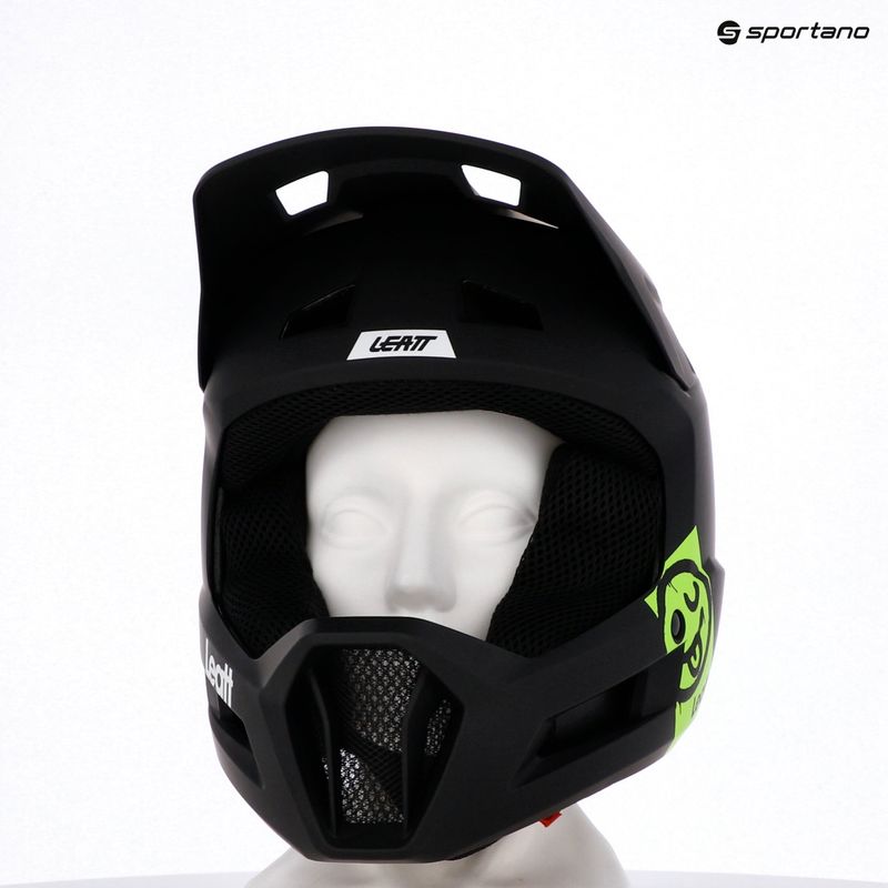 Leatt MTB Gravity 1.0 V25 Jr casco da bici per bambini nero 9