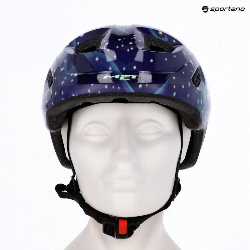 Casco da bici per bambini MET Hooray space glow in the dark 7