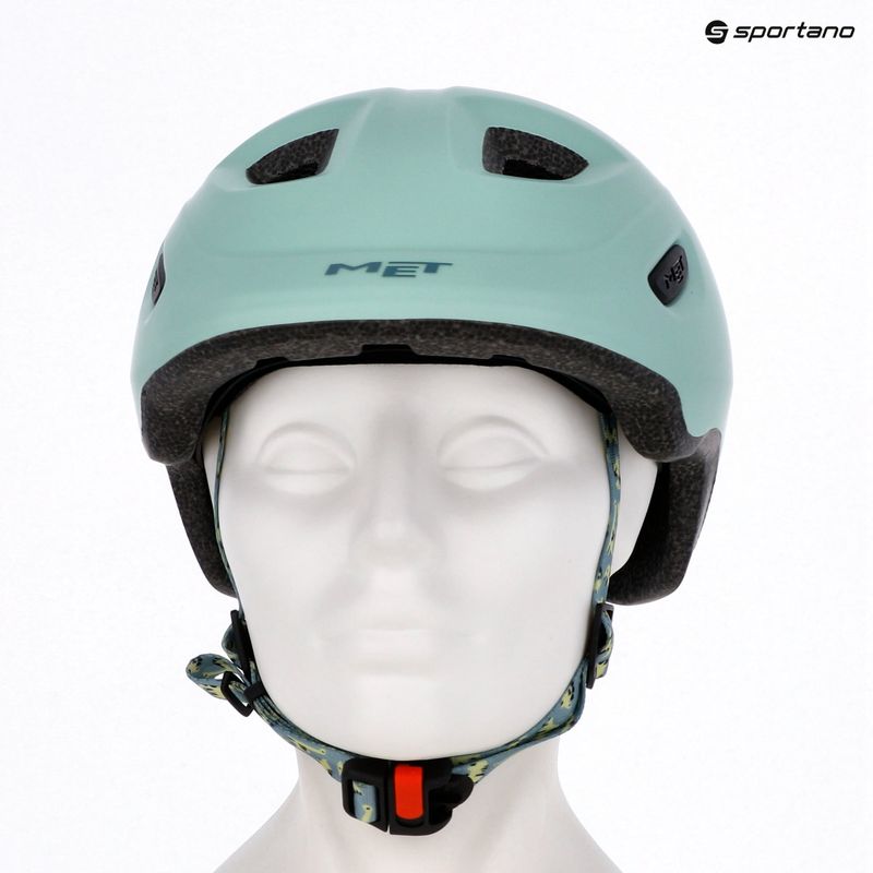 Casco da bici per bambini MET Hooray dusted green matt 7