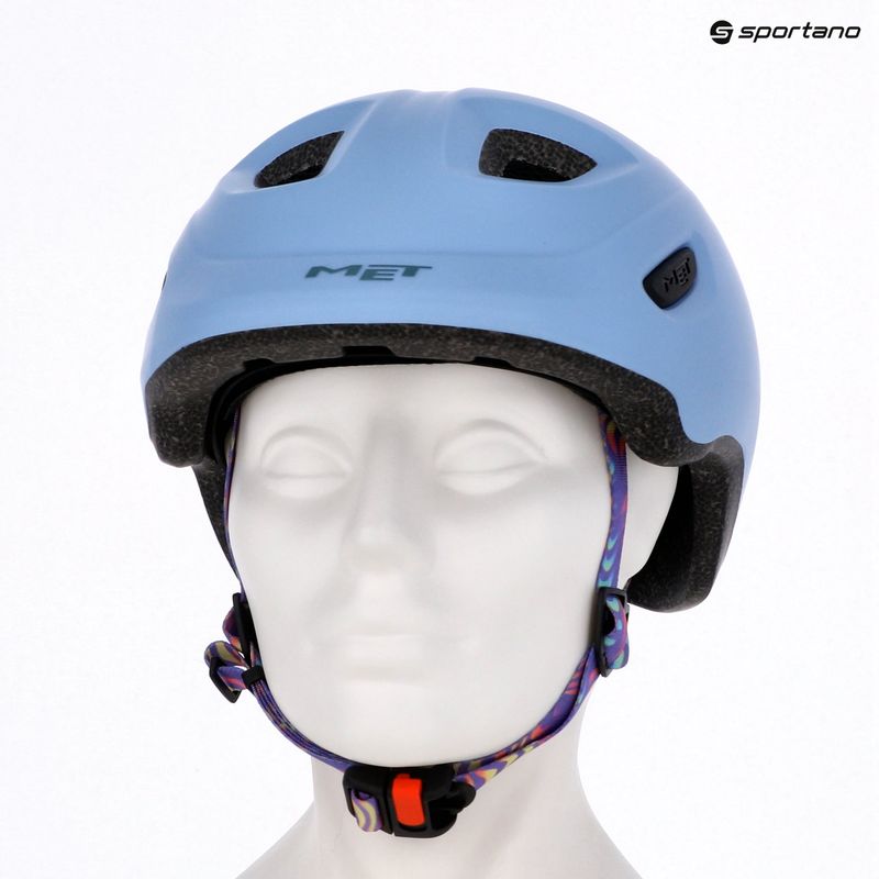 Casco da bici per bambini MET Hooray lilac matt 9