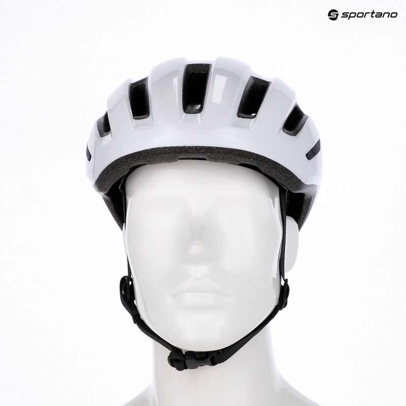 Casco da bicicletta MET Miles bianco lucido 5