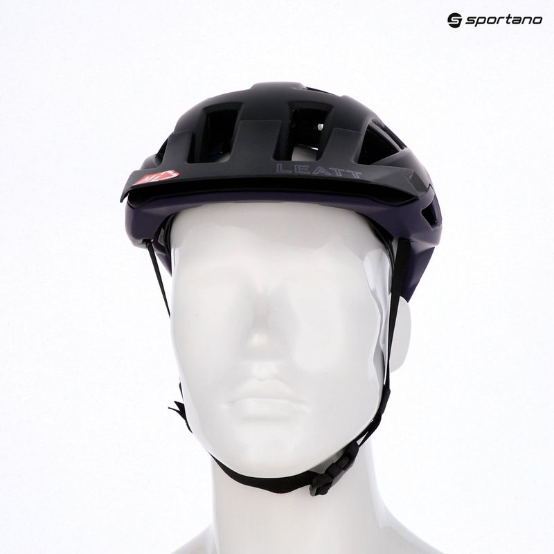 Casco da bici Leatt MTB Trail 2.0 V24 in velluto 9
