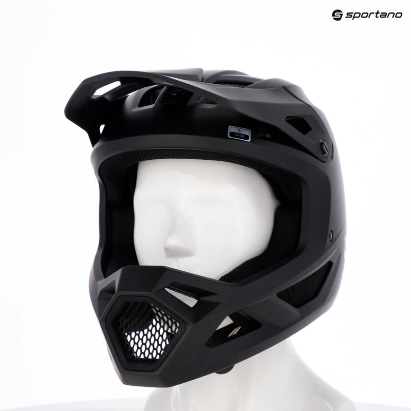 Casco da bicicletta Fox Racing Rampage MT nero opaco 10