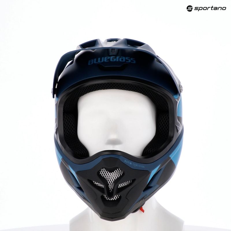 Casco bici Bluegrass Intox blu opaco 6
