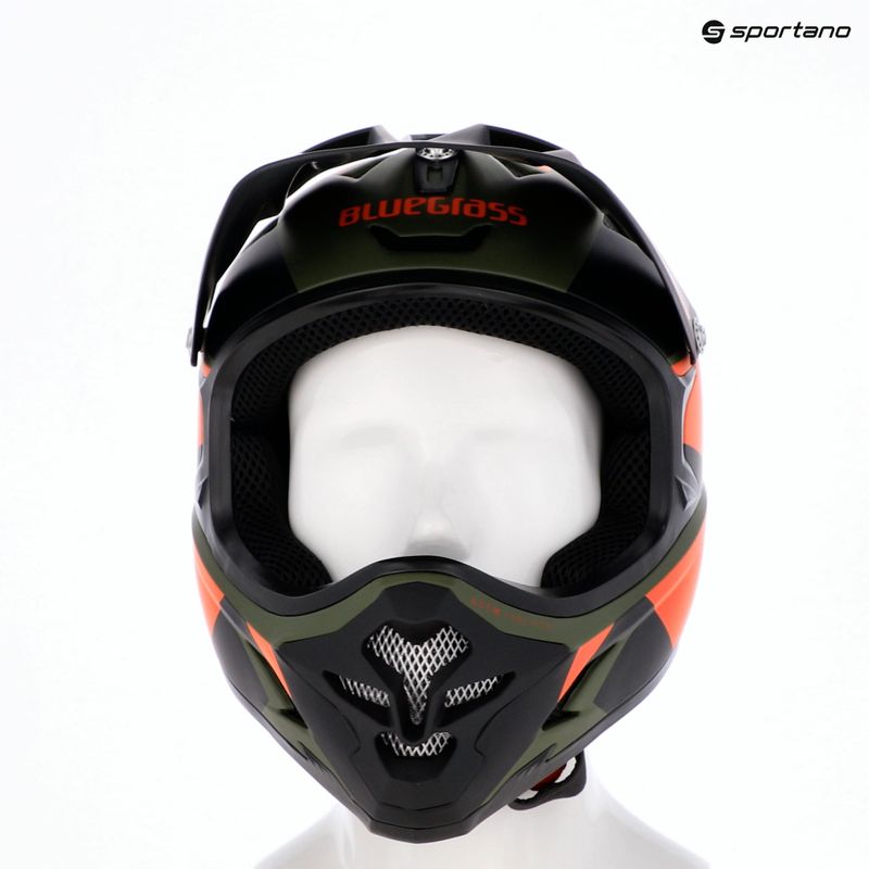 Casco bici Bluegrass Intox verde sfumato opaco 6