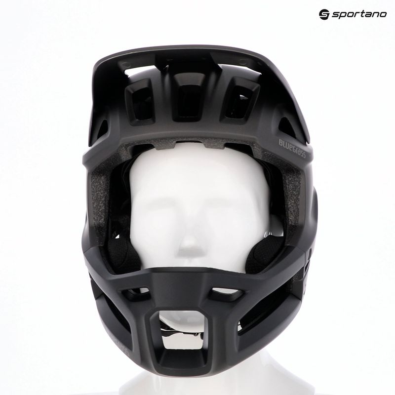 Casco da bicicletta Bluegrass Vanguard nero opaco 6