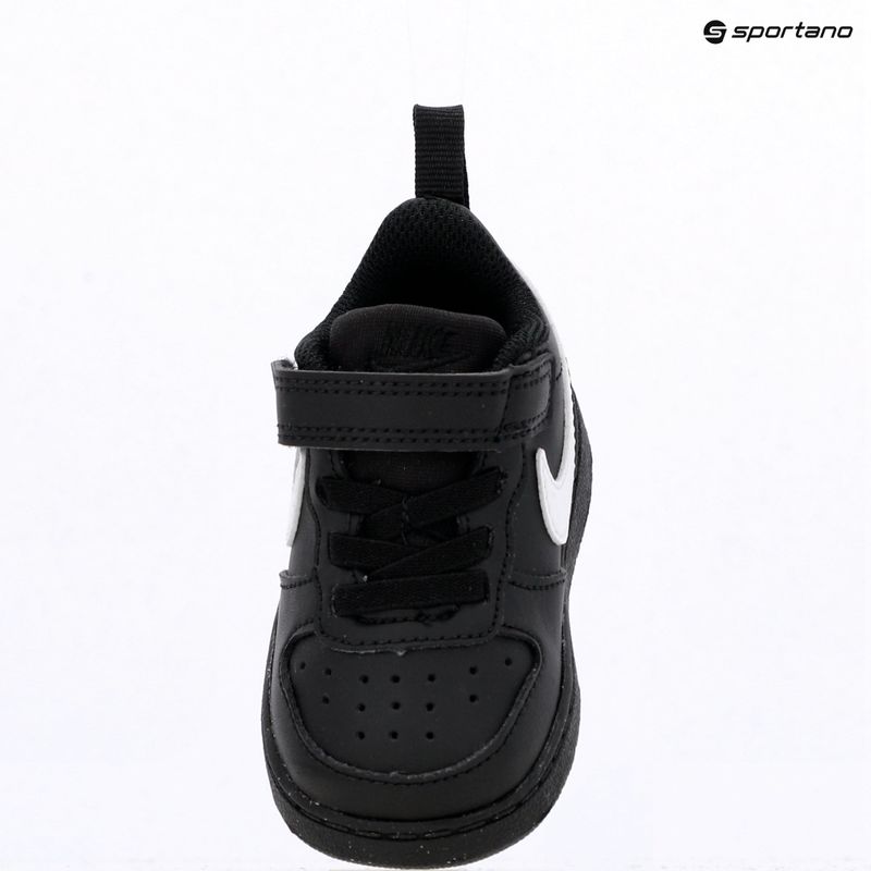 Scarpe per bambini Nike Court Borough Low Recraft black/black/white 15