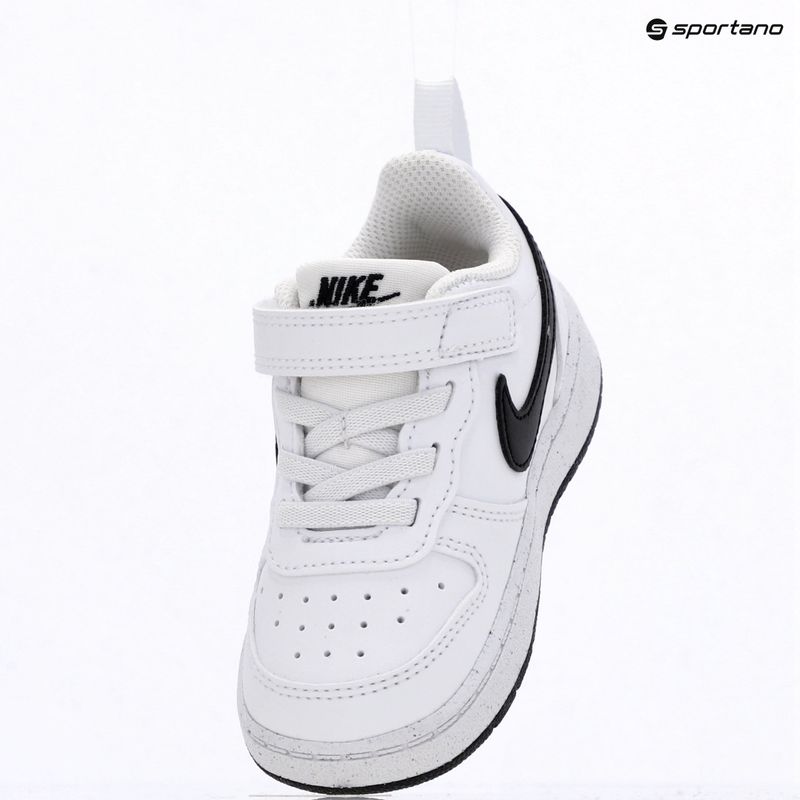 Scarpe per bambini Nike Court Borough Low Recraft white/black 16