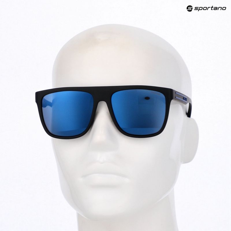 Occhiali da sole Polaroid PLD 2162/S nero opaco blu/specchio blu polarizzati da uomo 8