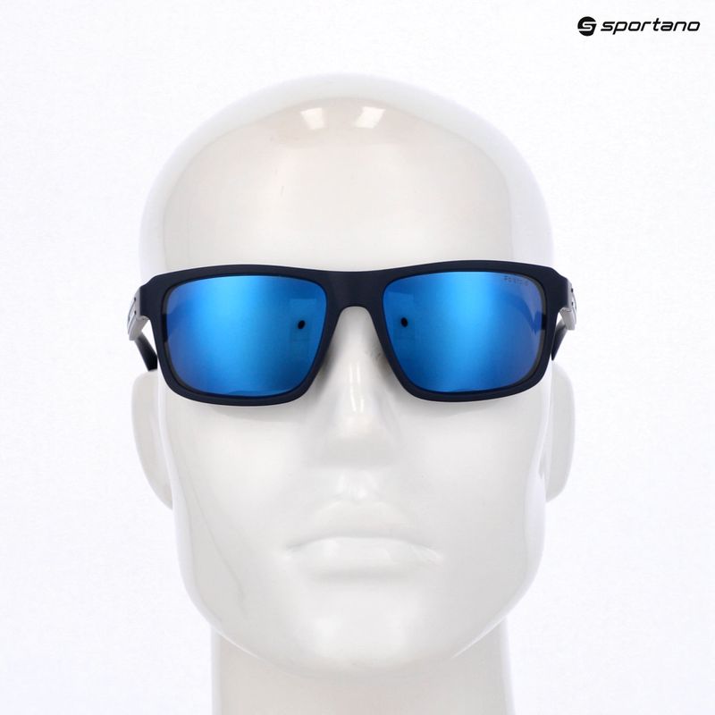 Occhiali da sole Polaroid PLD 2158/S blu opaco/specchio blu polarizzati da uomo 7