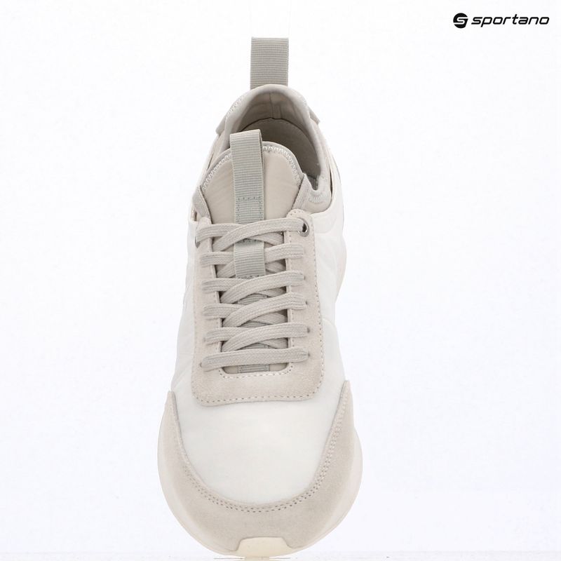 Scarpe da uomo Calvin Klein YM0YM01414 Retro Runner Sock Laceup Mix mat bright white/light grey 9