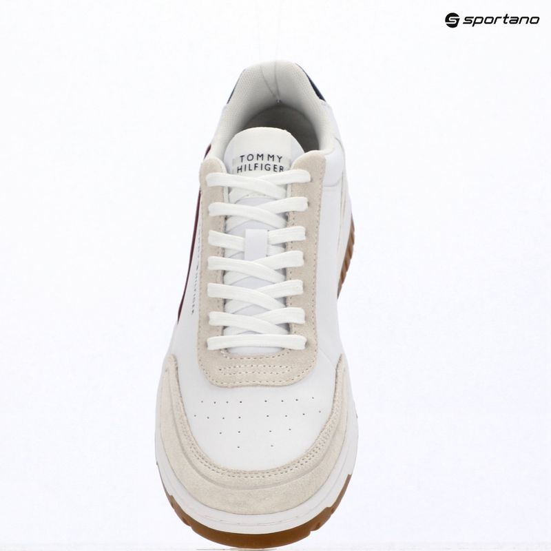 Scarpe da uomo Tommy Hilfiger Basket Core Leather Suede Mix rwb 9