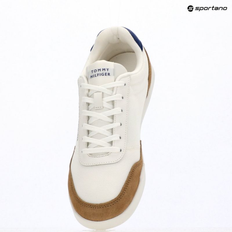 Scarpe da uomo Tommy Hilfiger Low Pro Cupsole Nylon Suede Mix ecru 9