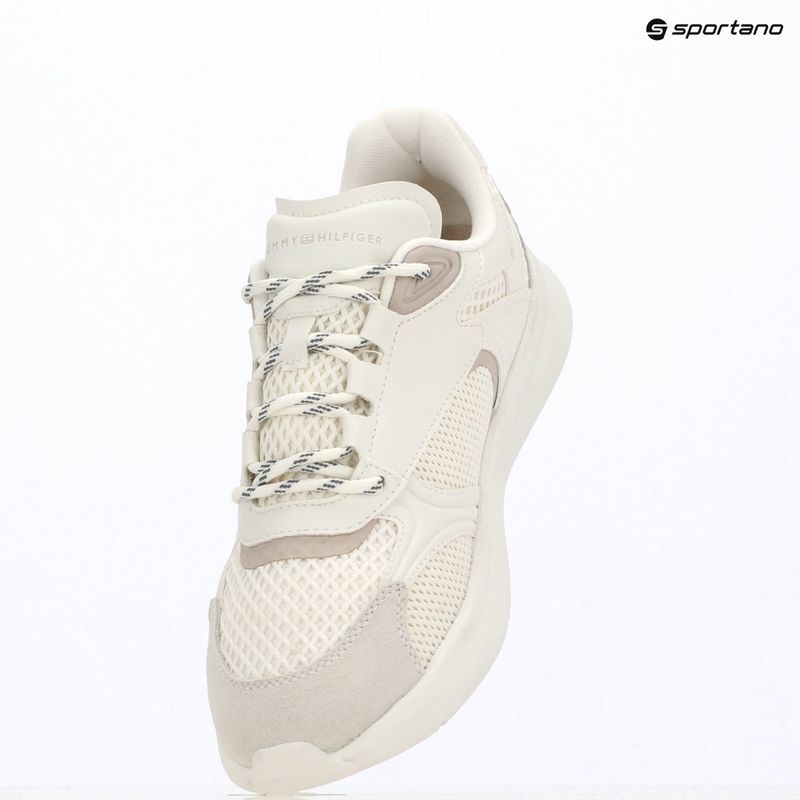 Scarpe da uomo Tommy Hilfiger Lightweight Runner Monocolor ecru 9