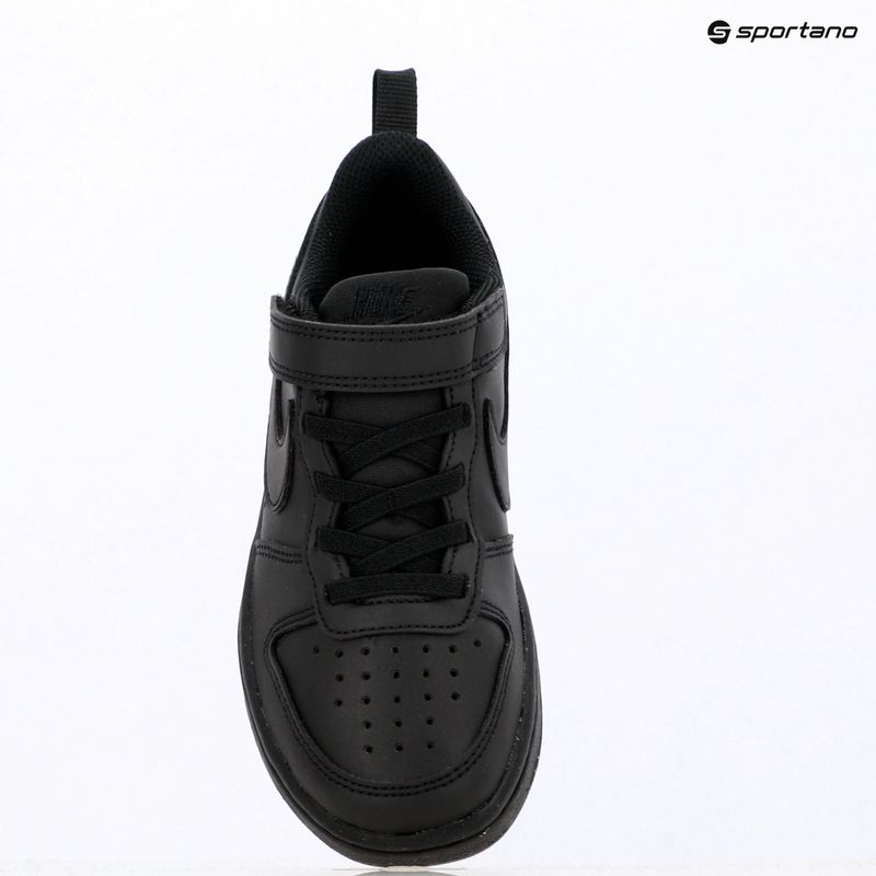 Scarpe Nike Court Borough Low Recraft da bambino nero/nero/nero 5