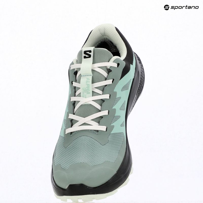 Scarpe da corsa donna Salomon Alphaglide GTX green milieu/asphalt 9