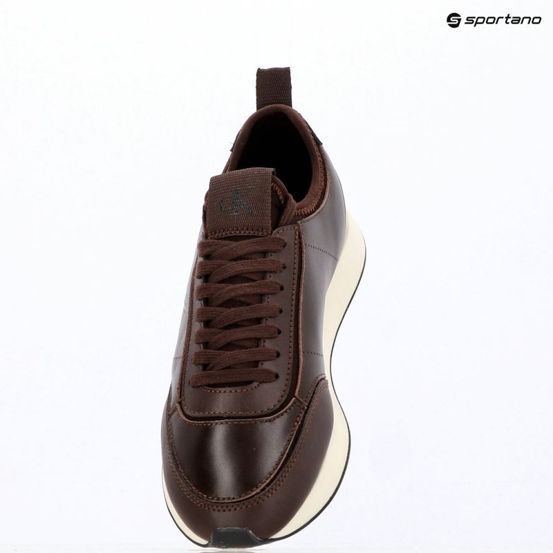 Scarpe da donna Calvin Klein HW0HW03118 Retro Runner Sock PANL Leather Neo bordeaux 9