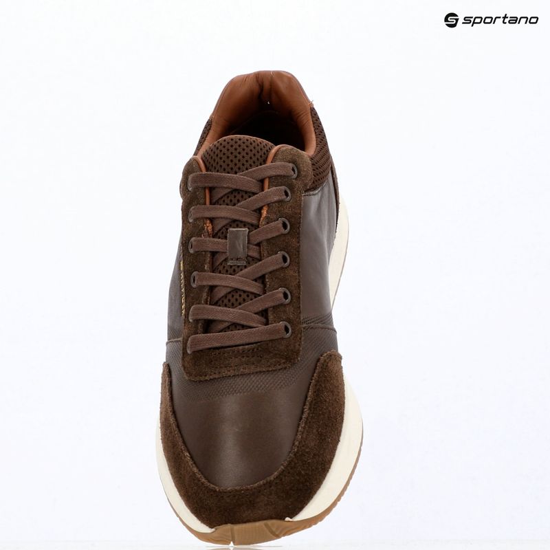 Scarpe da uomo Tommy Hilfiger Runner Suede Mix cocoa tracksuits 9