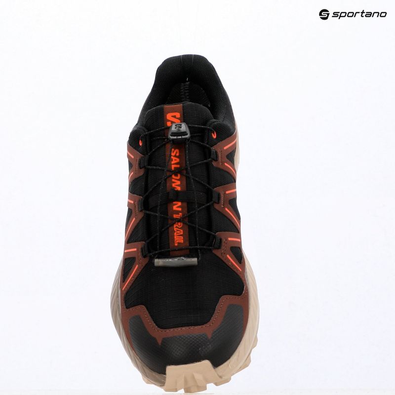 Scarpe da corsa uomo Salomon Speedcross Peak GTX black/oxford tan 9