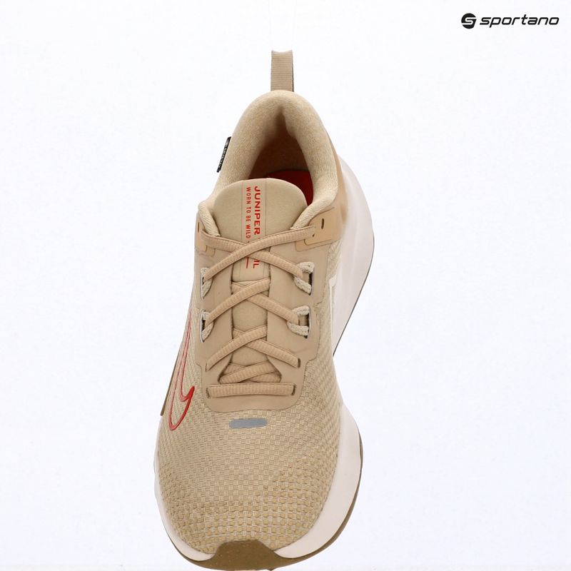 Scarpe da corsa uomo Nike Juniper Trail 2 GORE-TEX linen/light orewood brown/light crimson 6