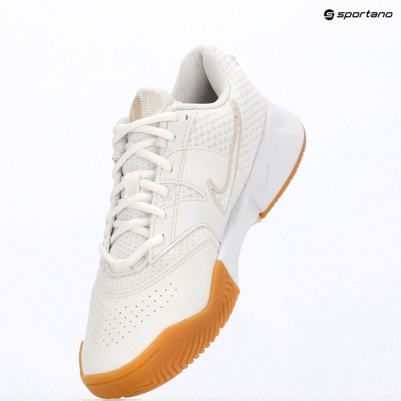 Scarpe da tennis donna Nike Court Lite 4 White/Summit White/Linen/Light Orewood Brown 10