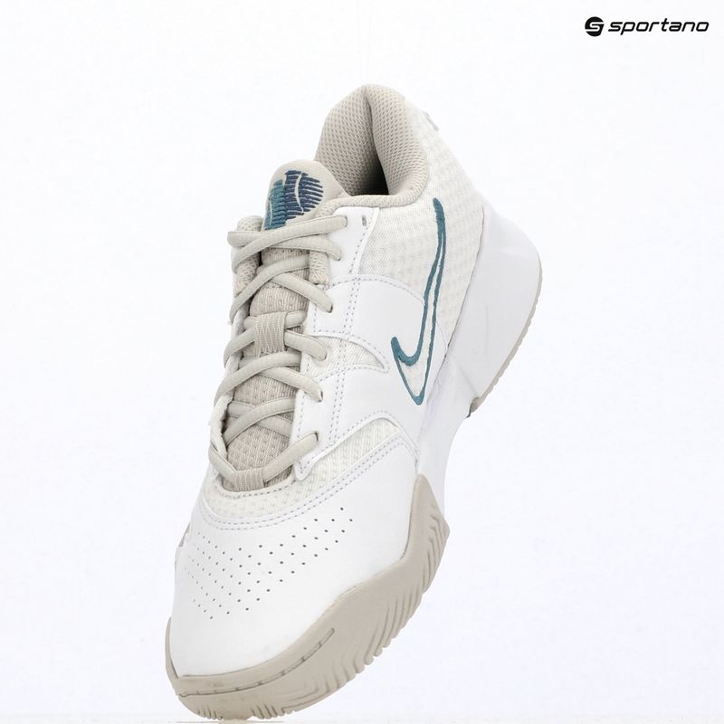 Scarpe da tennis uomo Nike Court Lite 4 White/Light Bone/New Slate/Smokey Blue 10