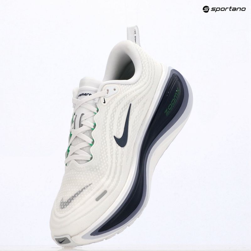 Scarpe da corsa uomo Nike Vomero Plus white/green spark/midnight navy 6