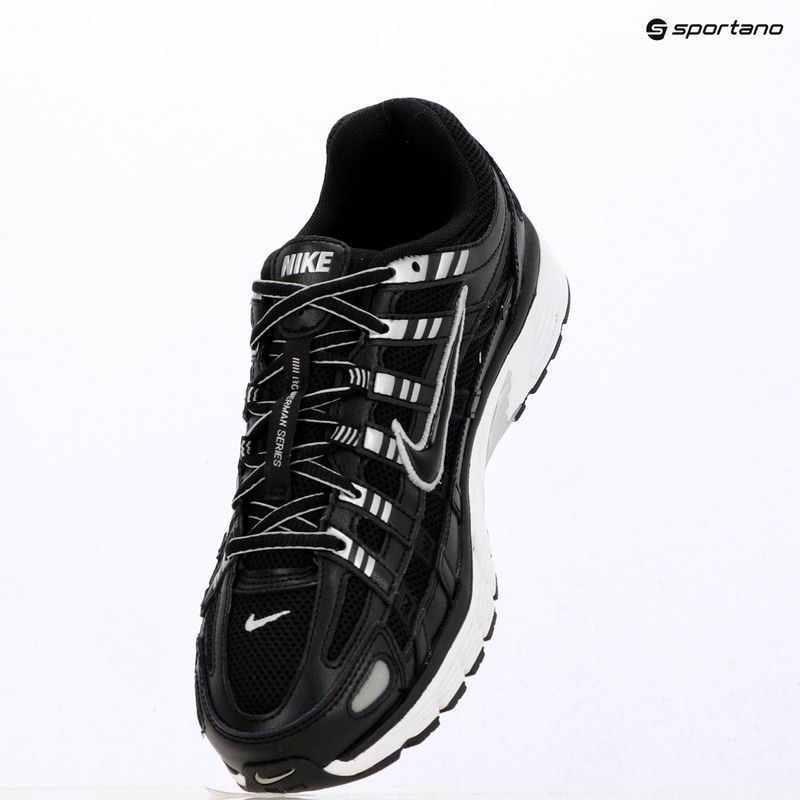 Scarpe da uomo Nike P-6000 black/white/metallic silver/black 7