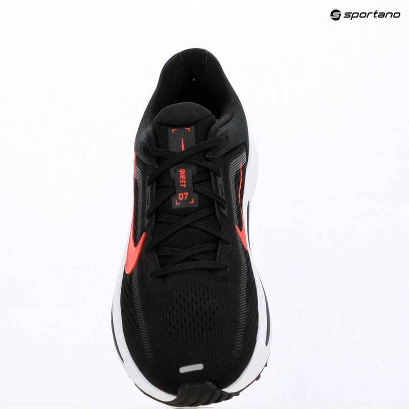 Scarpe da corsa uomo Nike Quest 7 black/white/anthracite/red orbit 10