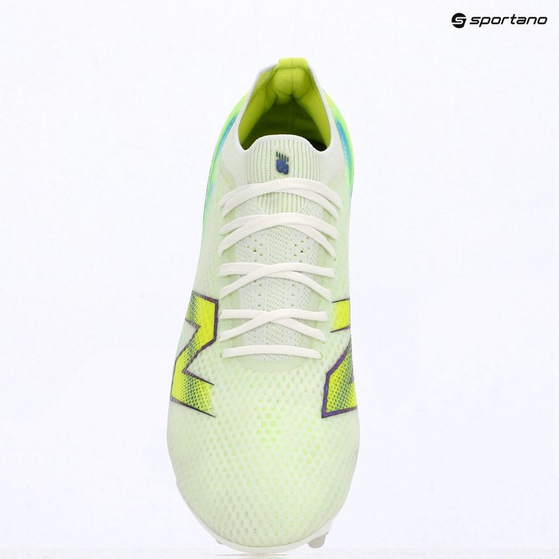 Scarpe da calcio New Balance Furon Elite V9 SG white/alkaline green 7