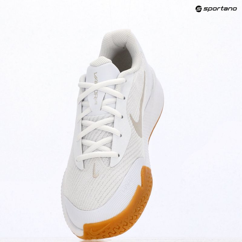 Scarpe da tennis donna Nike Vapor Lite 3 White/Summit White/Light Orewood Brown 10