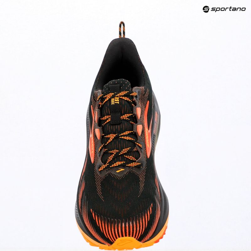 Scarpe da corsa uomo Brooks Ghost Trail black/red/orange 7