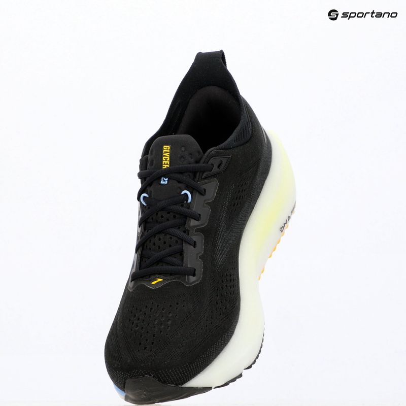 Scarpe da corsa uomo Brooks Glycerin 23 black/cyber yellow/nightlife 7