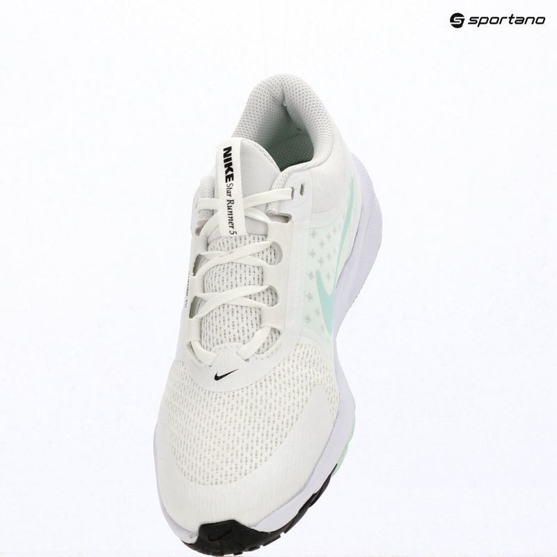 Scarpe da corsa per bambini Nike Star Runner 5 summit white/black/arctic green 8