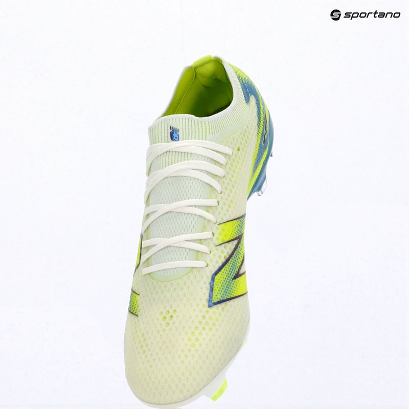 Scarpe da calcio New Balance Furon Pro V9 FG white/alkaline green 8