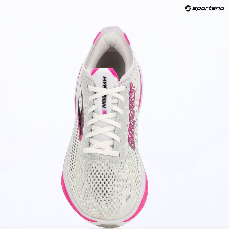 Scarpe da corsa donna Brooks Hyperion 3 white/luminary/cyber pink 9