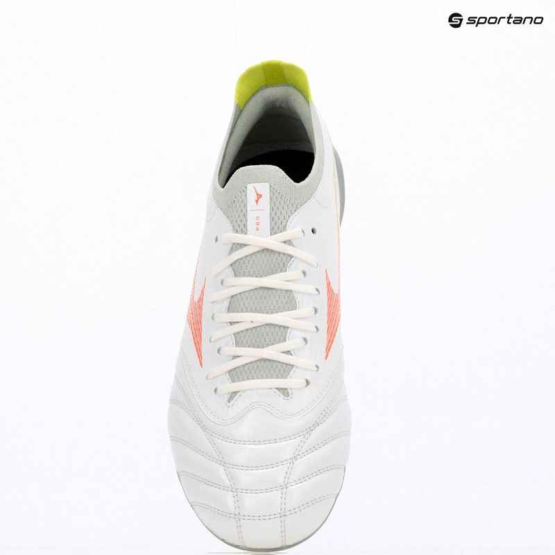 Scarpe da calcio Mizuno Morelia Neo V β Pro AG white/lava orange/evening primrose 9