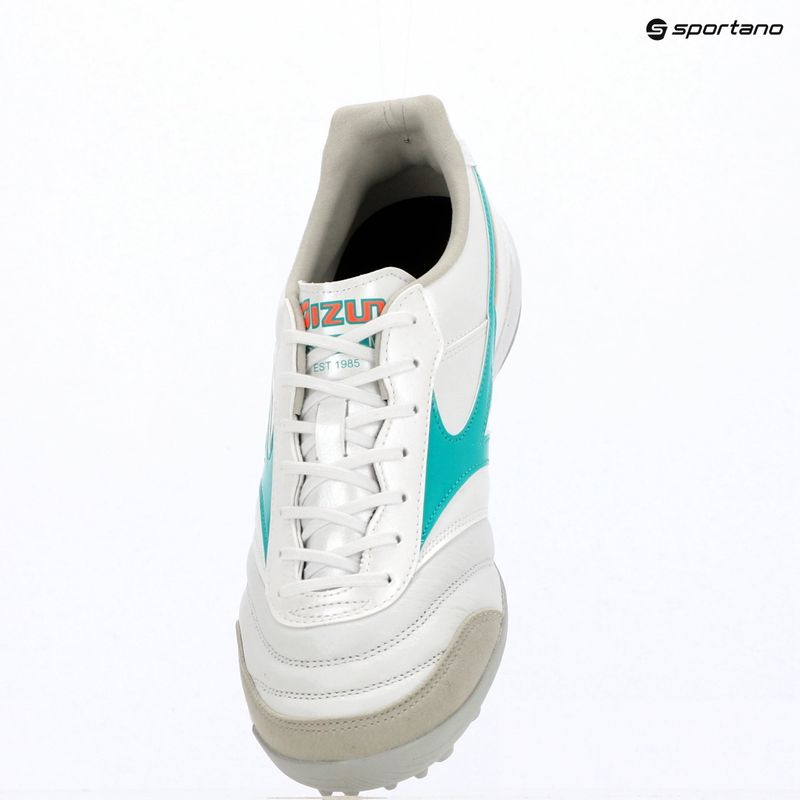 Scarpe da calcio Mizuno Morelia Sala Elite TF white/arcadia/lava orange 9