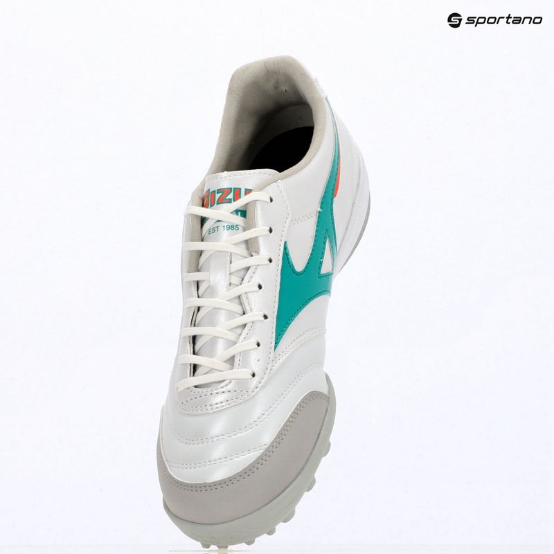 Scarpe da calcio Mizuno Morelia Sala Pro TF white/arcadia/lava orange 9