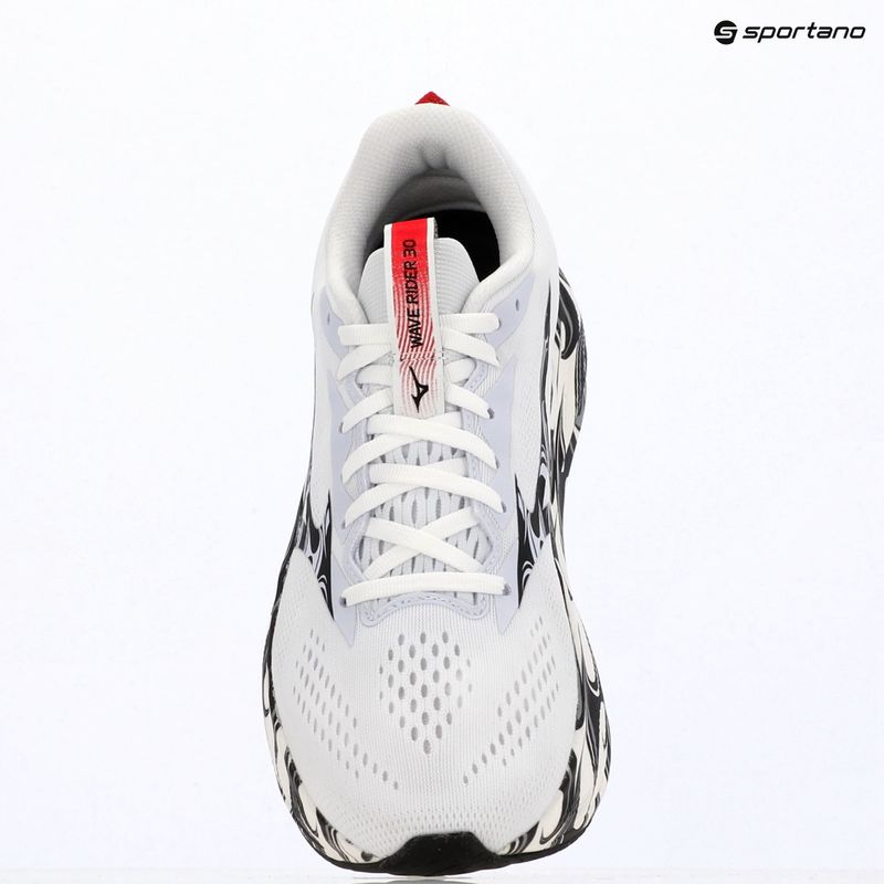 Scarpe da corsa uomo Mizuno Wave Rider 30 Disclosure white/black/high risk red 9