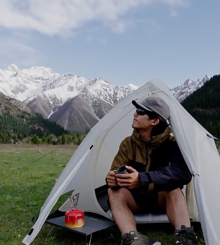 Tenda da trekking 1-osobowy Naturehike Cloud Up 1 UL 15D moon rock grey 7