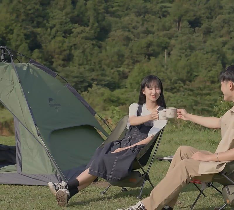 Tenda da campeggio 3-osobowy Naturehike Pop-Up 3 Automatic forest green 9