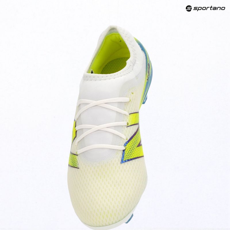 Scarpe da calcio bambino New Balance Furon Team V9 FG white/alkaline green 9