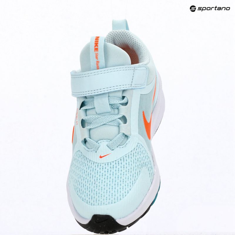 Scarpe per bambini Nike Star Runner 5 glacier blue/energy/black/total orange 8