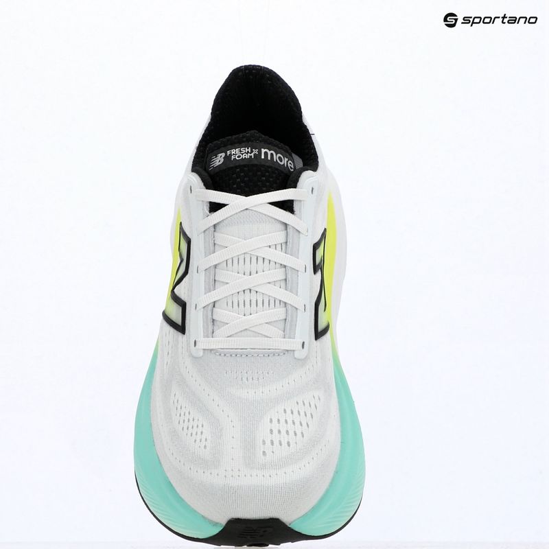 Scarpe da corsa uomo New Balance Fresh Foam More V6 white/bright mint 7