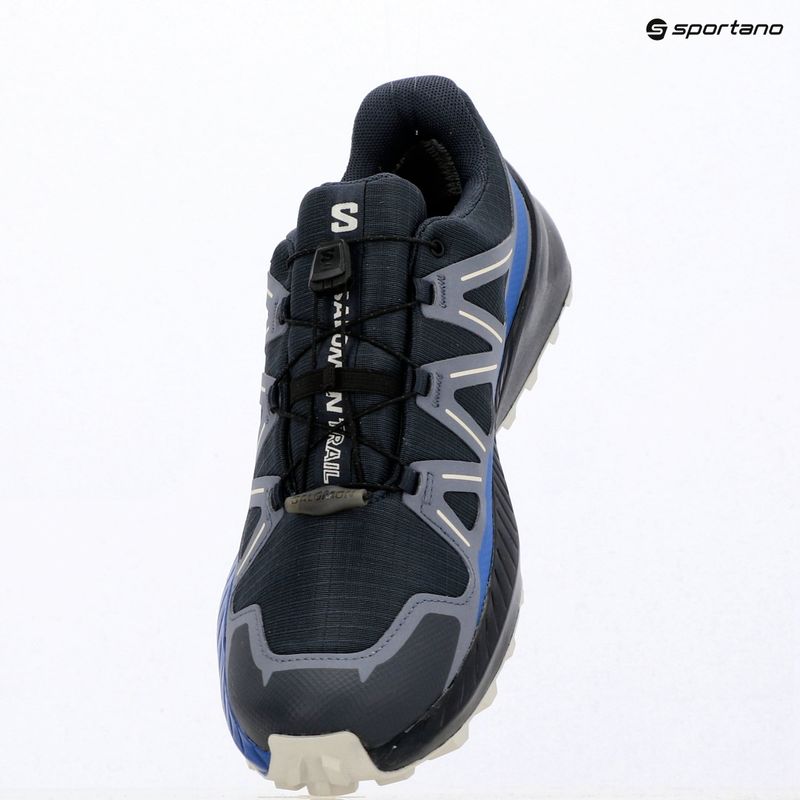 Scarpe da corsa uomo Salomon Speedcross Peak GTX blue nights/grisaille 7
